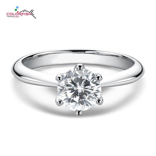 cluster rings colorfish round cut 1 ct moissanite cathedral solitaire engagement ring 925 sterling silver wedding jewelry for women, Golden;silver
cluster rings colorfish round cut 1 ct moissanite cathedral solitaire engagement ring 925 sterling silver wedding jewelry for women, Golden;silver
