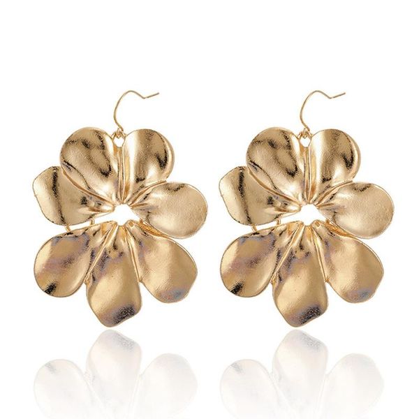 dvacaman big gold color metal flower stud earrings for women trendy champagne crystal statement pendients jewelry gifts, Golden;silver
dvacaman big gold color metal flower stud earrings for women trendy champagne crystal statement pendients jewelry gifts, Golden;silver