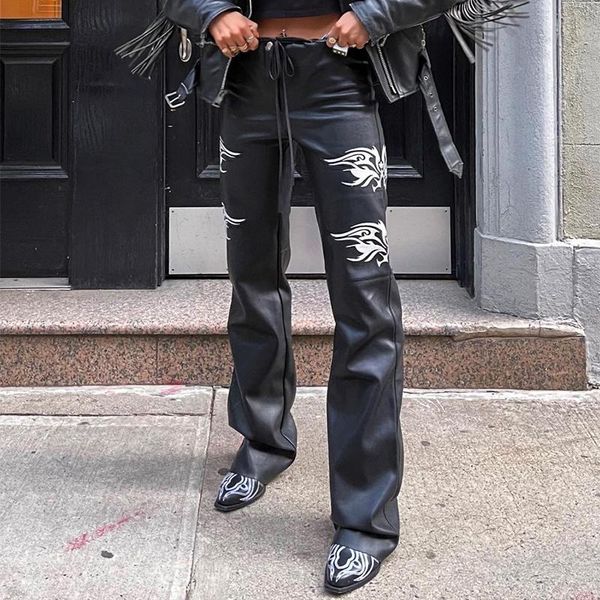 women's pants & capris women vintage shiny black faux leather harajuku high waist flare bell bottom slim fit stretchy trousers autumn s, Black;white
women's pants & capris women vintage shiny black faux leather harajuku high waist flare bell bottom slim fit stretchy trousers autumn s, Black;white