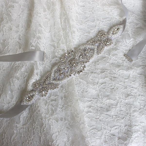 wedding sashes handmade luxury crystal bridal belt with silver ribbon rhinestone sash for dresses bridesmaid accessories, White
wedding sashes handmade luxury crystal bridal belt with silver ribbon rhinestone sash for dresses bridesmaid accessories, White