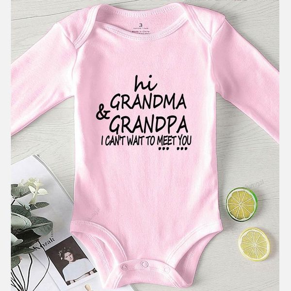 bodysuit for borns children jumpsuits kids' things baby clothes winter hi grandma grandpa printed boy girl infant clothing, Blue
bodysuit for borns children jumpsuits kids' things baby clothes winter hi grandma grandpa printed boy girl infant clothing, Blue