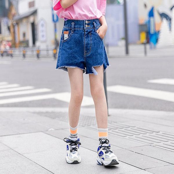 shorts korean girls jeans button high waist ripped distressed summer bottoms denim cotton kids clothes fashion 4 to 16 yrs, Black
shorts korean girls jeans button high waist ripped distressed summer bottoms denim cotton kids clothes fashion 4 to 16 yrs, Black