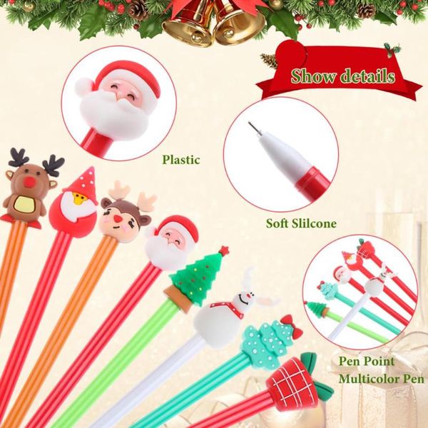 gel pens 16pieces christmas pens, 4 different design ballpoint cute cart black pen for stationary
gel pens 16pieces christmas pens, 4 different design ballpoint cute cart black pen for stationary