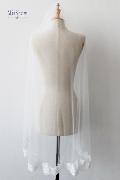 bridal veils in stock appliqued white ivory one layer lace tulle wedding veil with comb appliques edge accessories, Black
bridal veils in stock appliqued white ivory one layer lace tulle wedding veil with comb appliques edge accessories, Black
