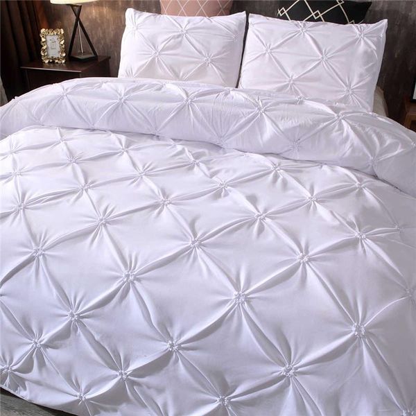 bedding sets european set pinch pleat flower duvet cover with pillowcases king single double twin size luxury home textile
bedding sets european set pinch pleat flower duvet cover with pillowcases king single double twin size luxury home textile