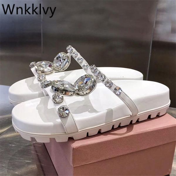slippers summer shoes beach shoe woman flipflops crystal rhinstone decor casual outdoor female flat platform sandals, Black
slippers summer shoes beach shoe woman flipflops crystal rhinstone decor casual outdoor female flat platform sandals, Black
