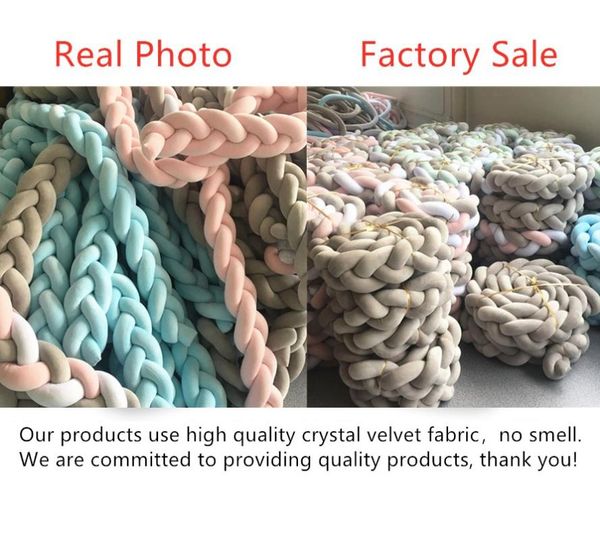 bedding sets 4m baby bumper bed braid knot pillow cushion for infant crib anti-collision protector cot room decor
bedding sets 4m baby bumper bed braid knot pillow cushion for infant crib anti-collision protector cot room decor