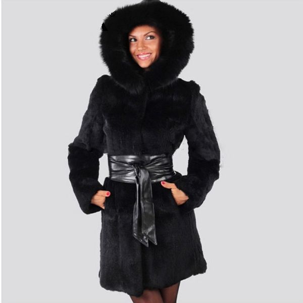 women's wool & blends mink fur coat long section hooded with belt man-made coats female slim fake outwear large size s/6xl d445 6x, Black
women's wool & blends mink fur coat long section hooded with belt man-made coats female slim fake outwear large size s/6xl d445 6x, Black