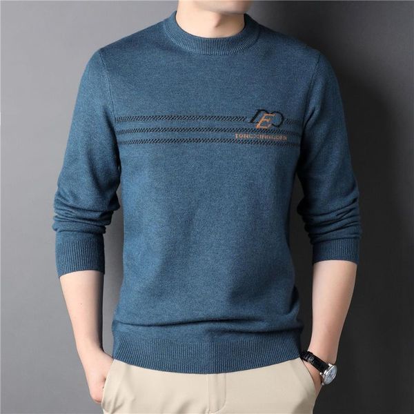 men's sweaters 2021 autumn and winter warm round neck sweater fashion casual printing fitted version pullover male brand clothing, White;black
men's sweaters 2021 autumn and winter warm round neck sweater fashion casual printing fitted version pullover male brand clothing, White;black