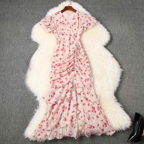 casual dresses spring summer short sleeve v neck pink floral print chiffon ribbon tie ruffle draped mid-calf dress elegant lm26t10860 gdd7, Black;gray
casual dresses spring summer short sleeve v neck pink floral print chiffon ribbon tie ruffle draped mid-calf dress elegant lm26t10860 gdd7, Black;gray
