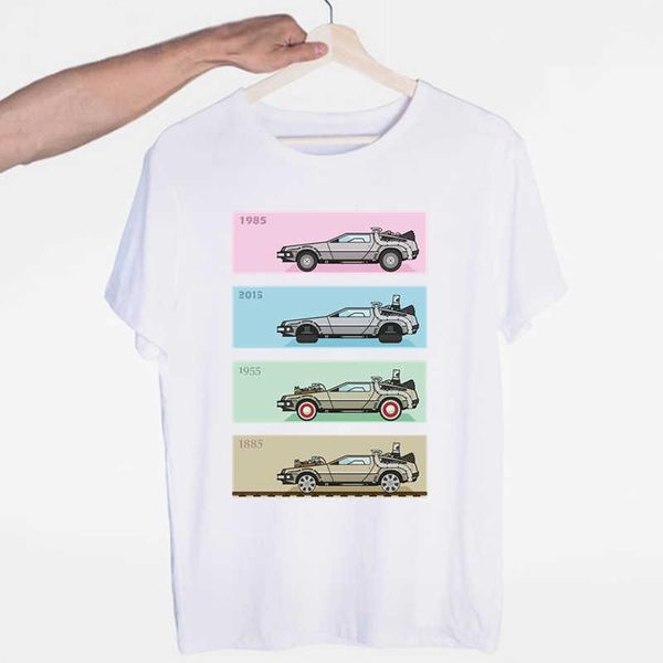 men's t-shirts harajuku back to the future t-shirt men/women classic movie series personality creative novelty, White;black
men's t-shirts harajuku back to the future t-shirt men/women classic movie series personality creative novelty, White;black