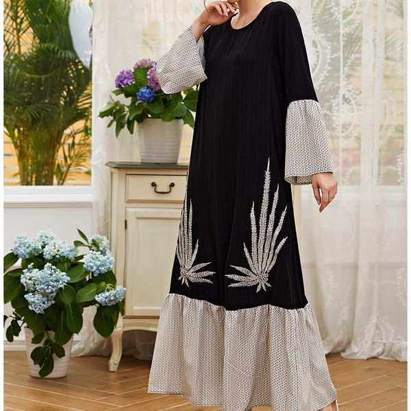 ethnic clothing wepbel ramadan djellaba robe marocain kaftan women stitching muslim abaya elegant embroidered long-sleeved hijab dress, Red
ethnic clothing wepbel ramadan djellaba robe marocain kaftan women stitching muslim abaya elegant embroidered long-sleeved hijab dress, Red