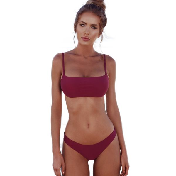 women solid bikini set micro swimwear summer low waist bikinis tube beach wear female retro swimsuit bathing suitby a
women solid bikini set micro swimwear summer low waist bikinis tube beach wear female retro swimsuit bathing suitby a