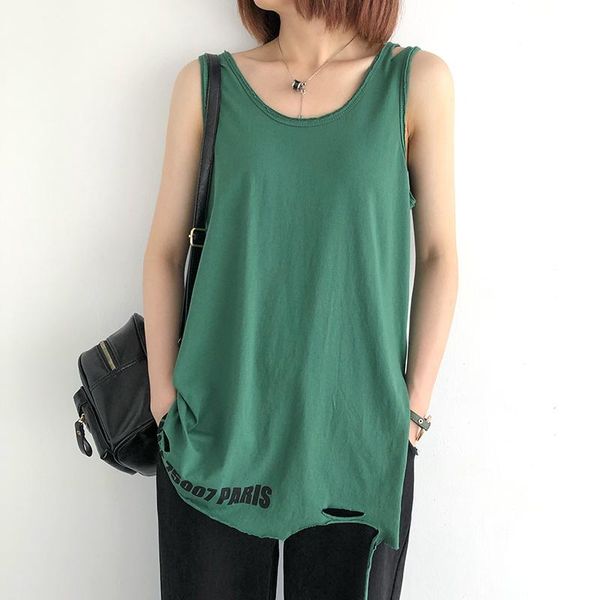 women's tanks & camis cotton women vest summer 2021 loose solid color hole sleeveless o neck casual pullovers fashion, White
women's tanks & camis cotton women vest summer 2021 loose solid color hole sleeveless o neck casual pullovers fashion, White