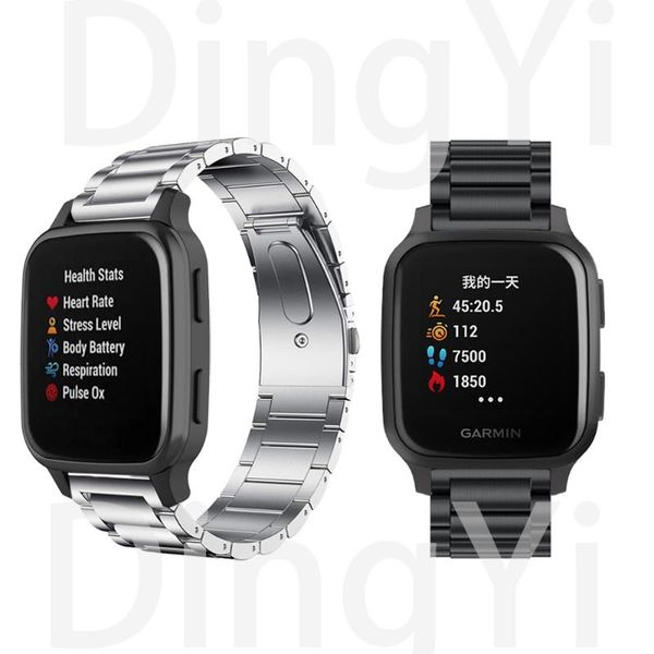 watch bands for garmin venu sq music smartwatch wrist band metal stainless steel strap bracelet accessories forerunner 645m 245m watchband, Black;brown
watch bands for garmin venu sq music smartwatch wrist band metal stainless steel strap bracelet accessories forerunner 645m 245m watchband, Black;brown