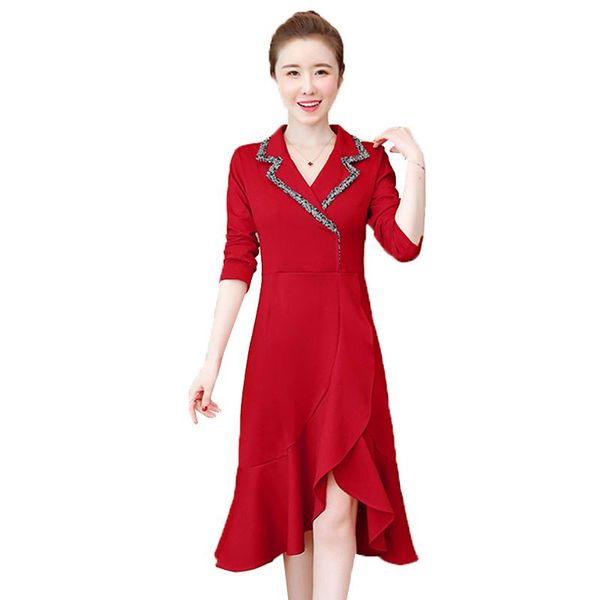 casual dresses women vintage slim plus size 5xl dress long sleeve solid elegant 2021 female autumn winter fashion vestido, Black;gray
casual dresses women vintage slim plus size 5xl dress long sleeve solid elegant 2021 female autumn winter fashion vestido, Black;gray