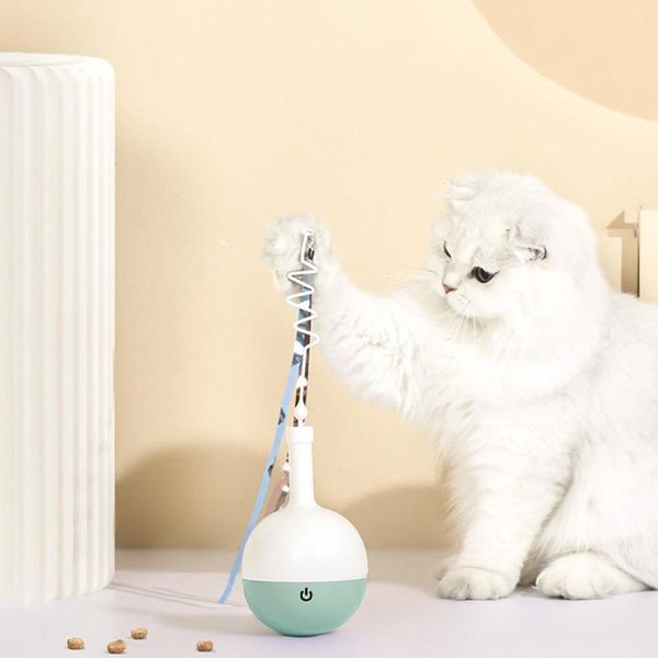 cat toys tumbler toy interactive ball food dispenser treat with teaser wand slow feeder for kittens
cat toys tumbler toy interactive ball food dispenser treat with teaser wand slow feeder for kittens