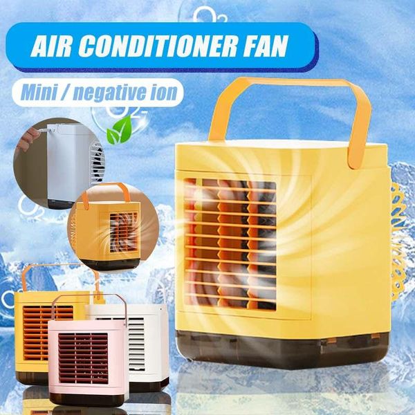 electric fans portable usb air conditioner mini cooler fan 3 colors light deskcooling humidifier purifier for office bedroom
electric fans portable usb air conditioner mini cooler fan 3 colors light deskcooling humidifier purifier for office bedroom