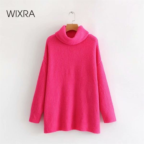 wixra women turtleneck sweater female solid loose pullovers soft warm jumper candy color oversized autumn winter 211007, White;black
wixra women turtleneck sweater female solid loose pullovers soft warm jumper candy color oversized autumn winter 211007, White;black