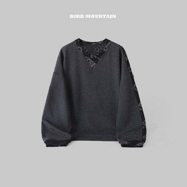 men's hoodies & sweatshirts spring autumn korean fashion casual couple sweatshirt streetwear hip hop stitching pullover kpop print to, Black
men's hoodies & sweatshirts spring autumn korean fashion casual couple sweatshirt streetwear hip hop stitching pullover kpop print to, Black