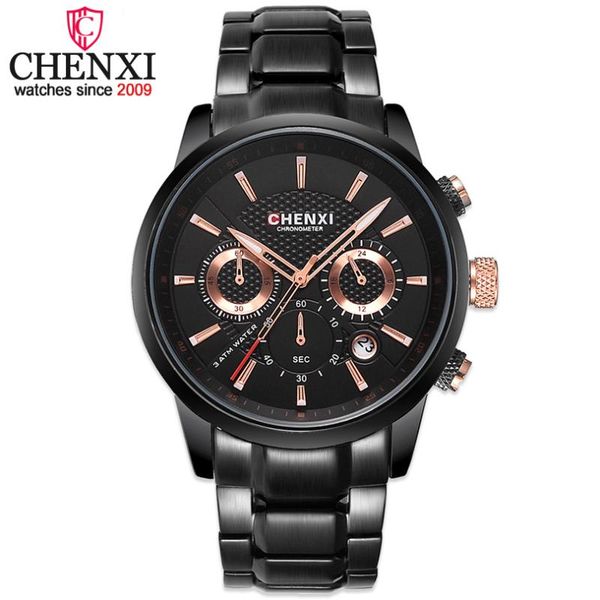 wristwatches fashion chenxi brand men casual watch male black steel military sports waterproof quartz, Slivery;brown
wristwatches fashion chenxi brand men casual watch male black steel military sports waterproof quartz, Slivery;brown
