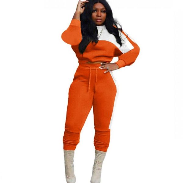 women's two piece pants crop set women short sweatshirt and high waist pant suits autumn winter patchwork casual tracksuit, White
women's two piece pants crop set women short sweatshirt and high waist pant suits autumn winter patchwork casual tracksuit, White