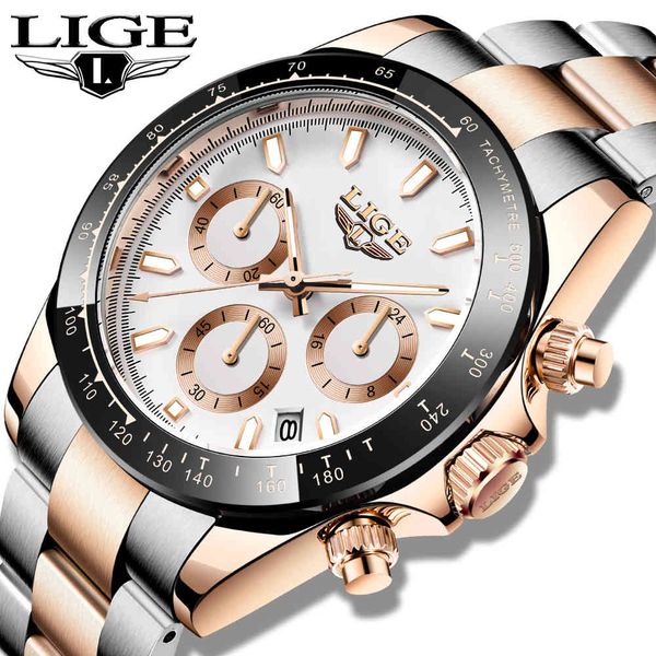 lige brand luxury mens watches full steel watch male military sport waterproof watch men quartz clock relogio masculino 210517, Slivery;brown
lige brand luxury mens watches full steel watch male military sport waterproof watch men quartz clock relogio masculino 210517, Slivery;brown