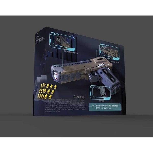 jijia 49011 military series can launch desert eagle pistol model children's assembled building block toys
jijia 49011 military series can launch desert eagle pistol model children's assembled building block toys