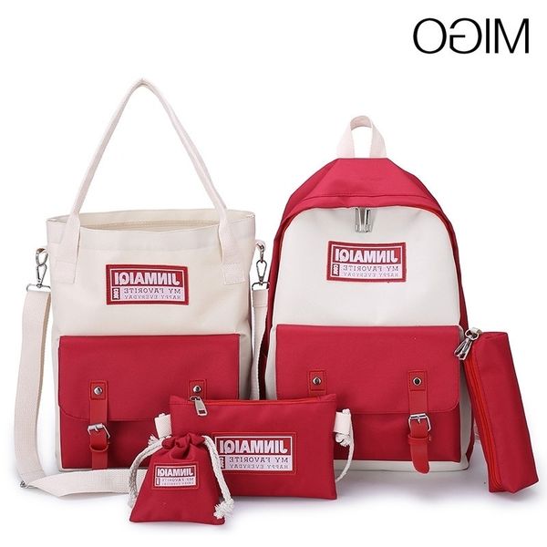 schoolbag 2019 new college style backpack women's canvas schoolbag three piece female student
schoolbag 2019 new college style backpack women's canvas schoolbag three piece female student
