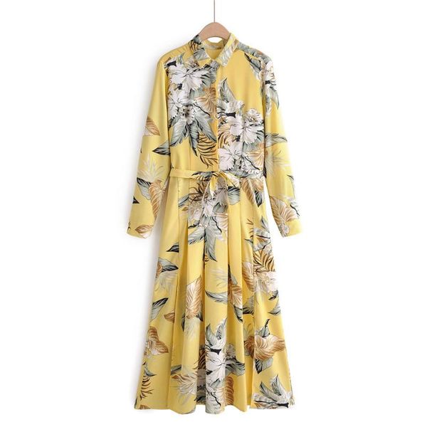 casual dresses fashionable women 2021 spring and autumn fold-down collar long sleeve button sashes flower printed pleated dress, Black;gray
casual dresses fashionable women 2021 spring and autumn fold-down collar long sleeve button sashes flower printed pleated dress, Black;gray