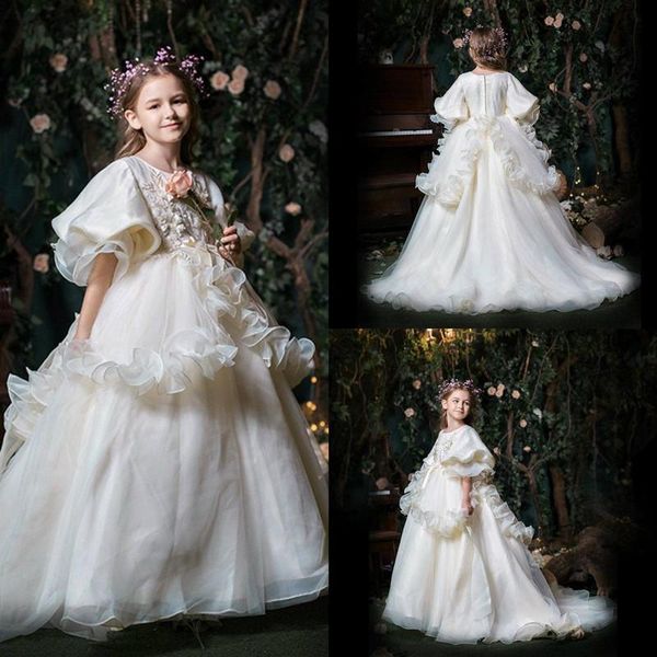 girl's dresses luxury girls pageant fluffy ruched flower girl ball gowns party for kid size 1-14y, Red;yellow
girl's dresses luxury girls pageant fluffy ruched flower girl ball gowns party for kid size 1-14y, Red;yellow