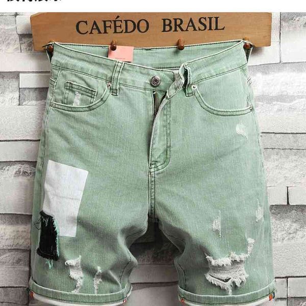 men's shorts summer green denim for men holes stretch casual jeans male patch fit pants size36 maxv, White;black
men's shorts summer green denim for men holes stretch casual jeans male patch fit pants size36 maxv, White;black