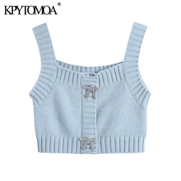 kpytomoa women fashion buttons cropped knitted tank vintage square collar wide straps female camis mujer 210625, White
kpytomoa women fashion buttons cropped knitted tank vintage square collar wide straps female camis mujer 210625, White