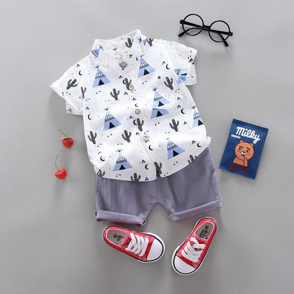 summer children's suit clothes sets clothing boys and girls short sleeve shirt pants 2 pieces, White
summer children's suit clothes sets clothing boys and girls short sleeve shirt pants 2 pieces, White