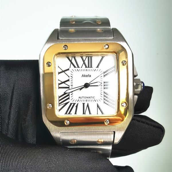 wristwatches luxury automatic mechanical men's watch 40mm 8215 movement sports 304l stainless steel non-fading custom gift, Slivery;brown
wristwatches luxury automatic mechanical men's watch 40mm 8215 movement sports 304l stainless steel non-fading custom gift, Slivery;brown