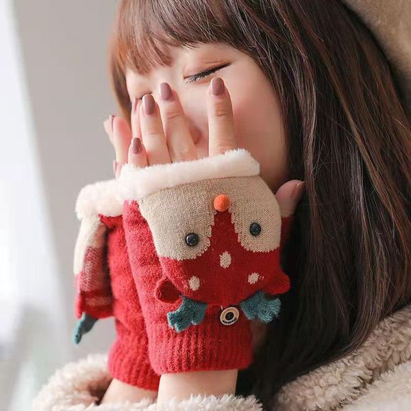 sports gloves lovely elk women's girls winter thick plush soft solid color christmas gifts outdoor warm, Black
sports gloves lovely elk women's girls winter thick plush soft solid color christmas gifts outdoor warm, Black