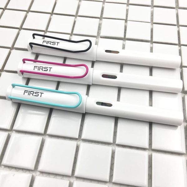 fountain pens ef pen plastic body color clip luxury caneta school supplies stationery student signature 03864
fountain pens ef pen plastic body color clip luxury caneta school supplies stationery student signature 03864