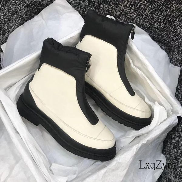 boots real leather snow women platform non-slip ankle front zip waterproof runway boats winter warm lady flat casual shoes, Black
boots real leather snow women platform non-slip ankle front zip waterproof runway boats winter warm lady flat casual shoes, Black