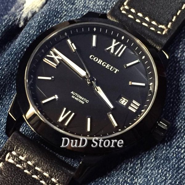 wristwatches 41mm 2022 mens leisure watches black case dial date automatic movement watch, Slivery;brown
wristwatches 41mm 2022 mens leisure watches black case dial date automatic movement watch, Slivery;brown