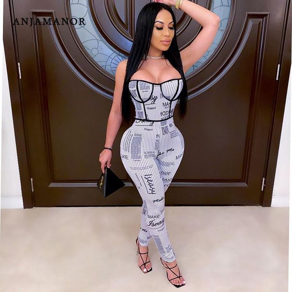 women's jumpsuits & rompers anjamanor white black letter print bodyocn corset jumpsuit womens fashion 2021 outfits for woman night club, Black;white
women's jumpsuits & rompers anjamanor white black letter print bodyocn corset jumpsuit womens fashion 2021 outfits for woman night club, Black;white