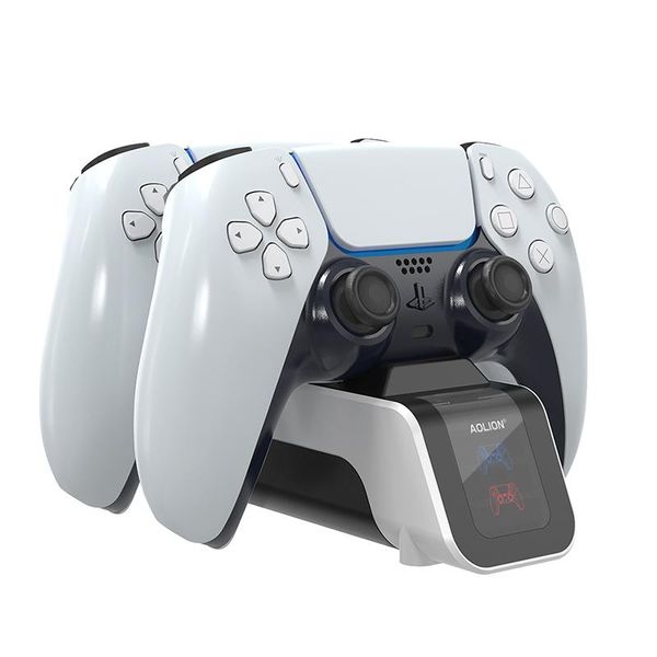 fast charger base for ps5 gamepad dual charging dock + double available game controller battery stander controllers & joysticks
fast charger base for ps5 gamepad dual charging dock + double available game controller battery stander controllers & joysticks