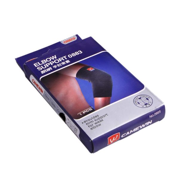 black sports elbow sleeve brace support band bandage pad elastic protection & knee pads, Black;gray
black sports elbow sleeve brace support band bandage pad elastic protection & knee pads, Black;gray