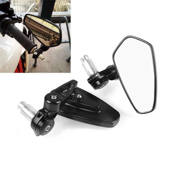 motorcycle mirrors 7/8" 22mm handle bar end universal motorbike scooters cnc aluminum rear view black side rearview
motorcycle mirrors 7/8" 22mm handle bar end universal motorbike scooters cnc aluminum rear view black side rearview