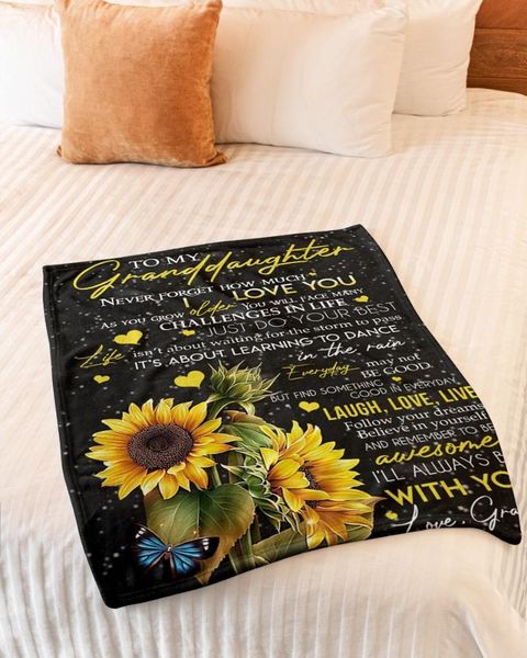 blankets to my granddaughter never forget that i love you sunflower | cozy premium fleece sherpa woven blanket
blankets to my granddaughter never forget that i love you sunflower | cozy premium fleece sherpa woven blanket