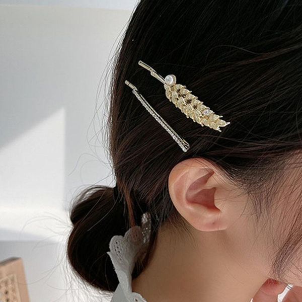 hair clips & barrettes pearl clip set for woman korean fashion 2021 gilt wheat ear inlaid with rhinestones head jewelry accessory sy0186, Golden;silver
hair clips & barrettes pearl clip set for woman korean fashion 2021 gilt wheat ear inlaid with rhinestones head jewelry accessory sy0186, Golden;silver
