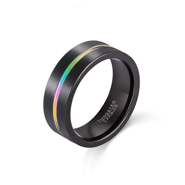 wedding rings 8mm width black plating tungsten carbide rainbow color thin groove band beveled finised comfort fit us size 6-13, Slivery;golden
wedding rings 8mm width black plating tungsten carbide rainbow color thin groove band beveled finised comfort fit us size 6-13, Slivery;golden