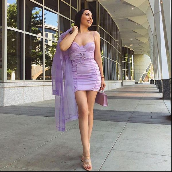 short dress lace pleated women tracksuits slim bodycon off the shoulder sheath dresses vestido de mujer female clothes, Gray
short dress lace pleated women tracksuits slim bodycon off the shoulder sheath dresses vestido de mujer female clothes, Gray