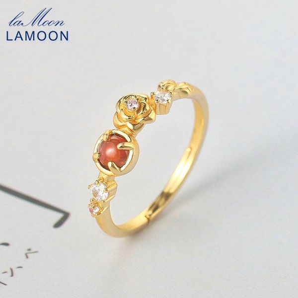 cluster rings lamoon 925 sterling silver ring for women natural garnet rose flower wedding 14k gold plated fine jewelry wholesale lmri108, Golden;silver
cluster rings lamoon 925 sterling silver ring for women natural garnet rose flower wedding 14k gold plated fine jewelry wholesale lmri108, Golden;silver