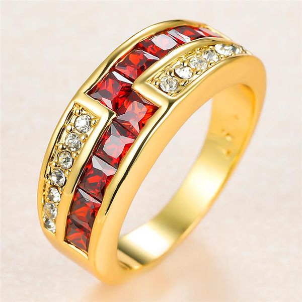 wedding rings trendy female red crystal big ring charm gold color for women luxury bride square zircon engagement, Slivery;golden
wedding rings trendy female red crystal big ring charm gold color for women luxury bride square zircon engagement, Slivery;golden