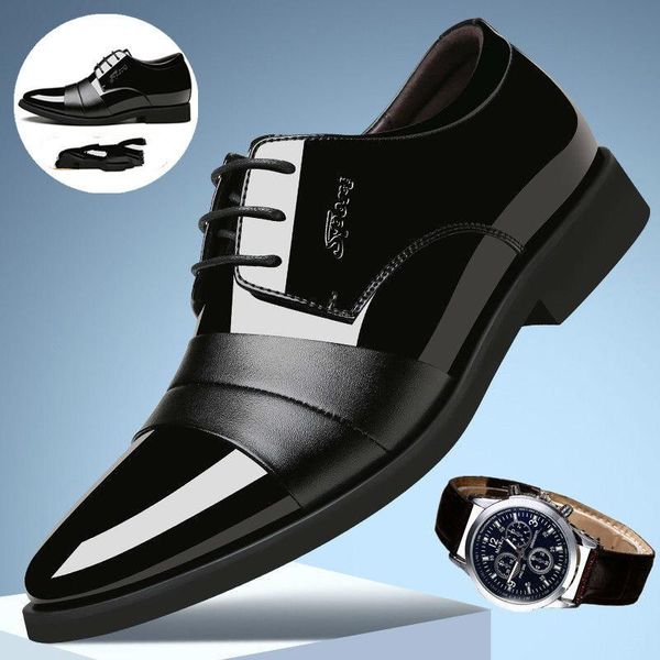 dress shoes acebuy2 summer men leather men's business korean increased, Black
dress shoes acebuy2 summer men leather men's business korean increased, Black